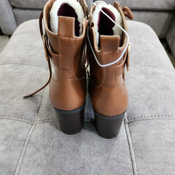 NEW Tommy Hilfiger Women's Sole Block Heel Platform Combat Boot Size 10M - Picture 6 of 9